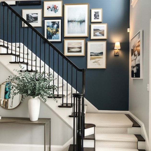 Accent with Decorative Wall Art Stairs