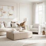 Beautiful White and Beige Living Room Ideas