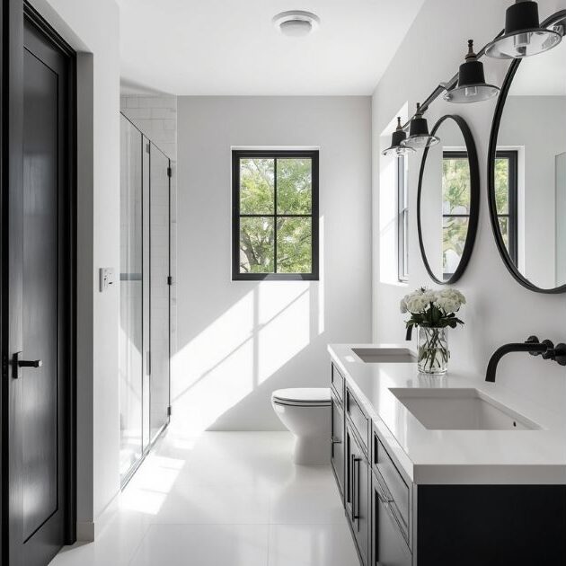 Bold Black Fixtures