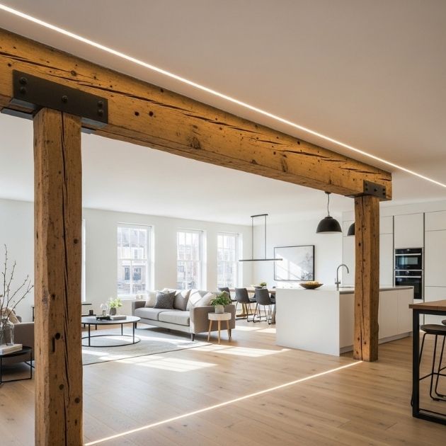 Embrace an Open Floor Plan Load Bearing Beam