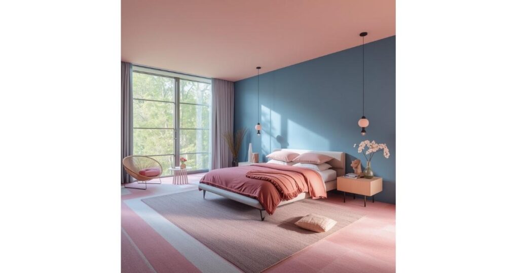 Ethereal Pink and Blue Retreat