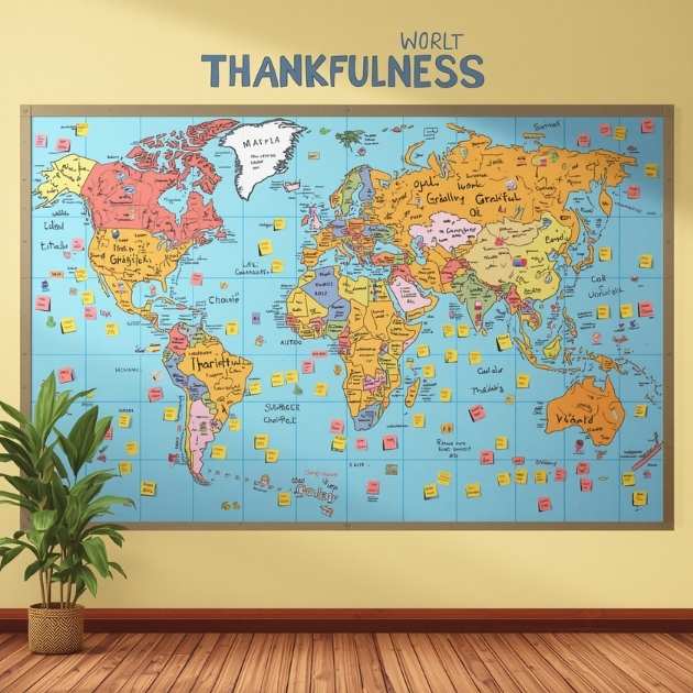 Global Thankfulness Map