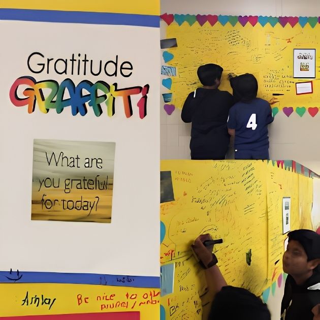 Gratitude Graffiti Wall