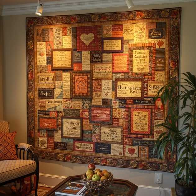 Gratitude Quilt Wall