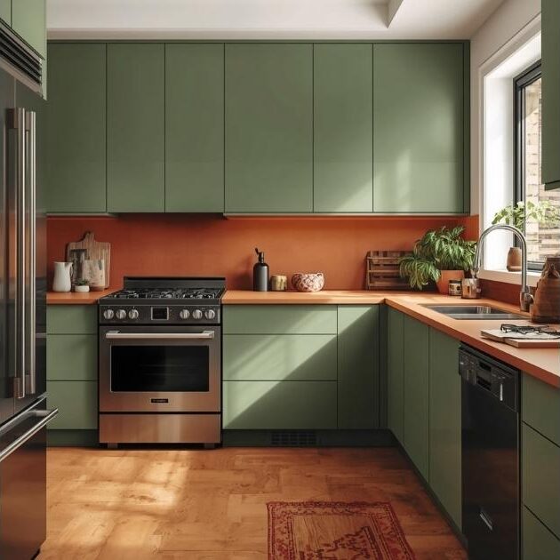 Lush Sage & Burnt Terracotta