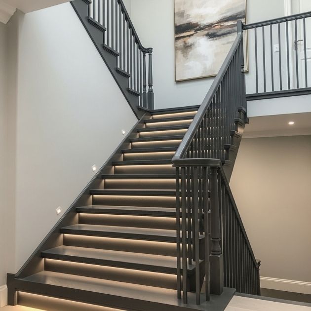 Matte Finishes Stairs