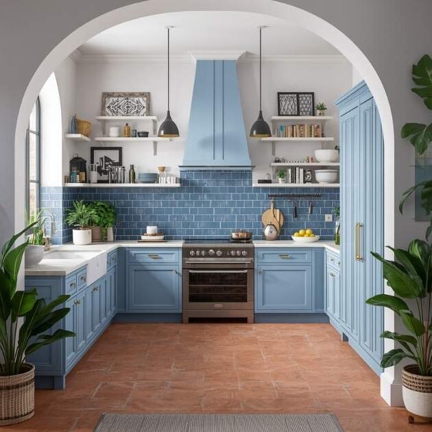 Modern Mediterranean Kitchen