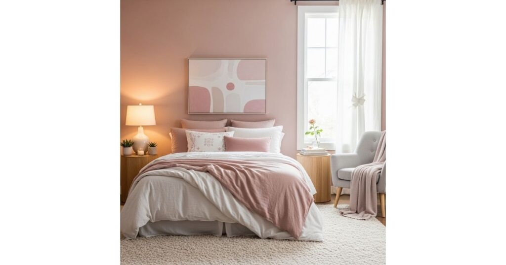 Muted Pink Serenity Bedroom