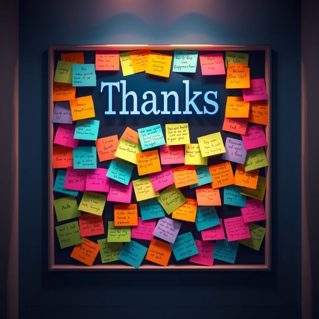 Pocket of Thanks Gratitude Wall