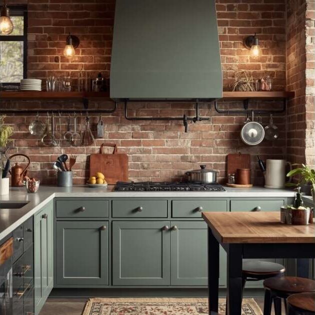 Rustic Industrial Sage & Terracotta