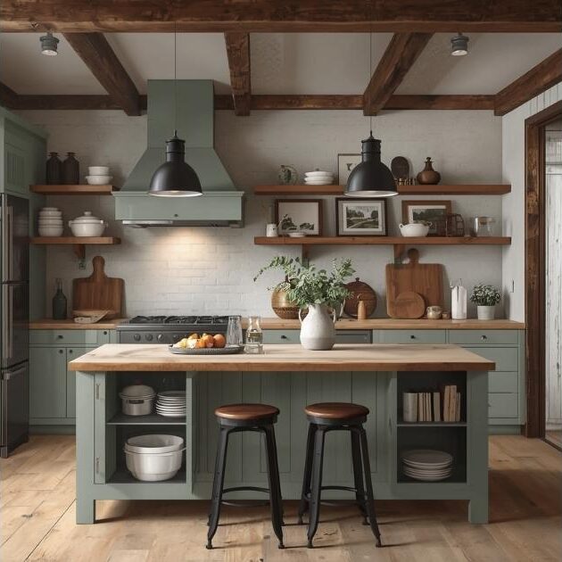 Sage & Terracotta Industrial Elegance