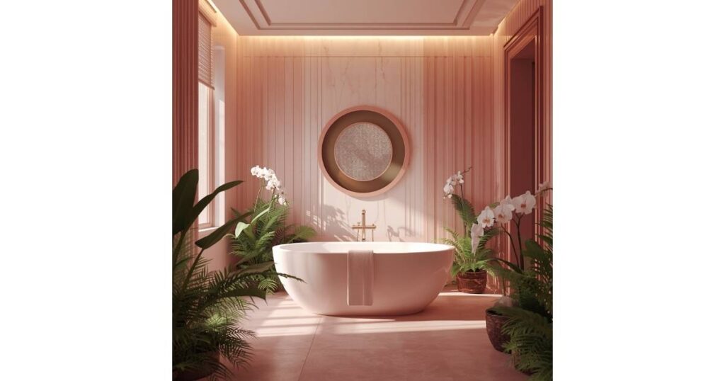 Soft Elegance Bathroom Pink And Green Bathroom