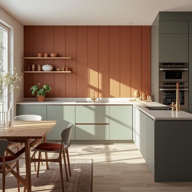 Terracotta Panels & Sage Simplicity
