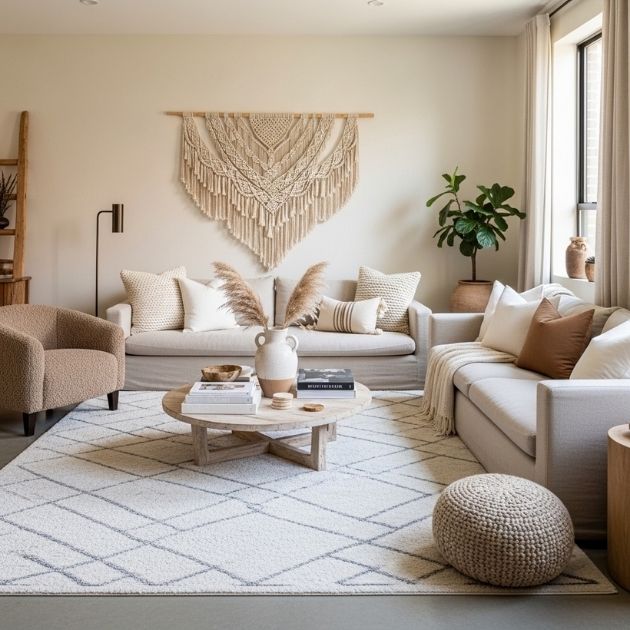 Textured Neutrals Dream Living Room