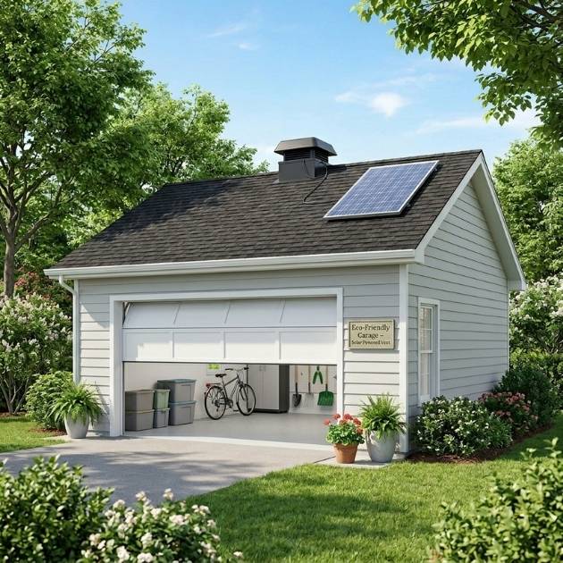 Add Solar-Powered Ventilation