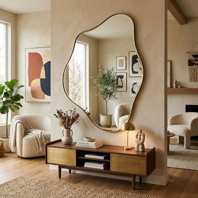 Asymmetrical Mirror Design