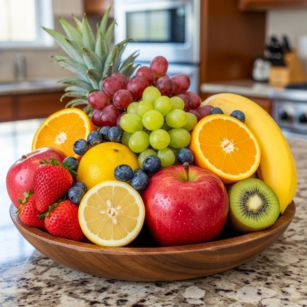 Colorful Mixed Fruit Displays