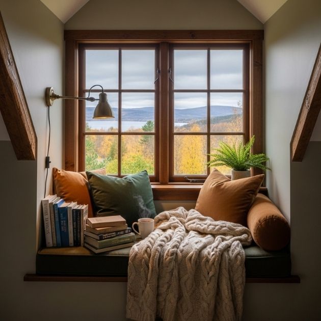 Dormers with Interior Seating Nooks