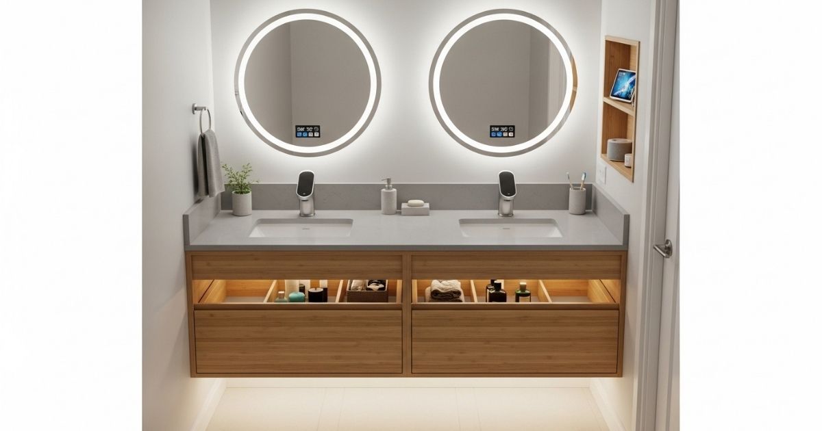 Double Vanity Ideas for Small Bathrooms