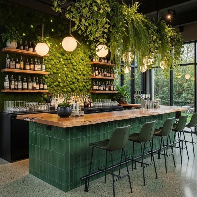 Earthy Greens for a Natural Feel