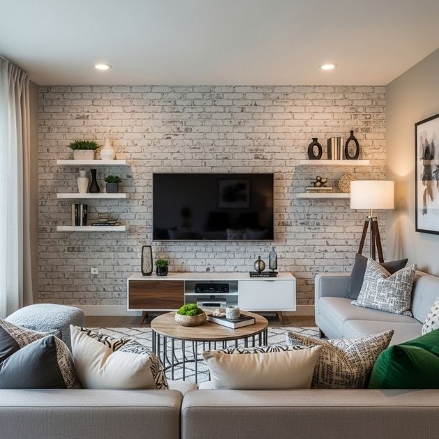 Faux Brick Flair