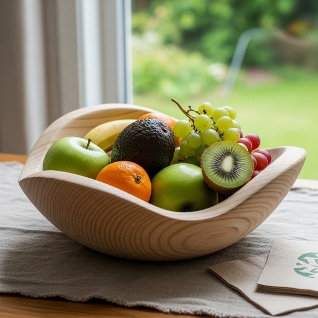 Go green with an eco-friendly fruit bowl that aligns with your sustainable lifestyle
