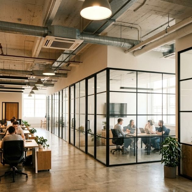 Incorporate Glass Partitions