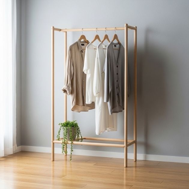 Minimalist Dowel Box Rack