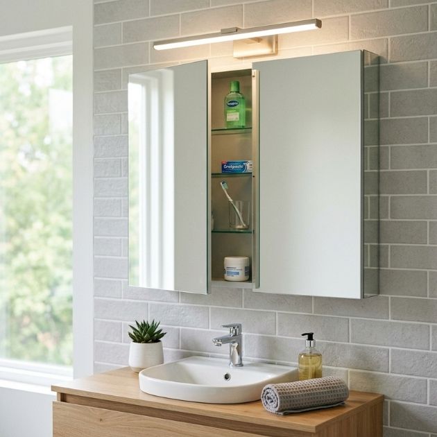 Mirrored Medicine Cabinet