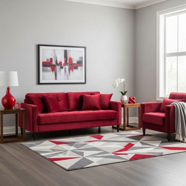 Red Furniture Accents