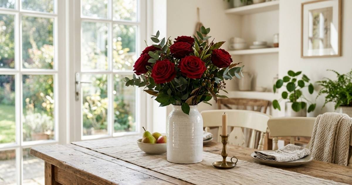 Red Roses Arrangement Ideas