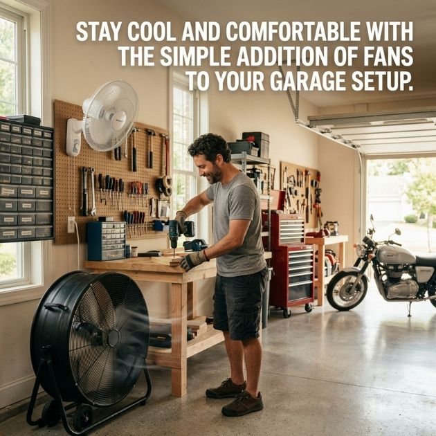 Use Floor and Ceiling Fans