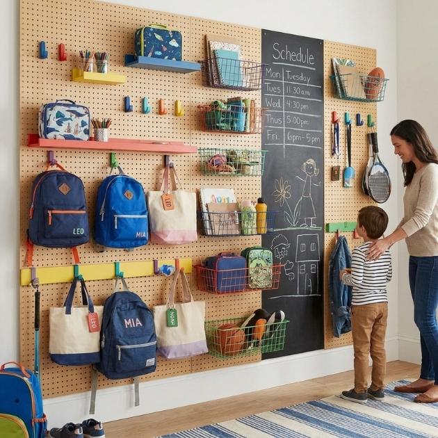 Utilize a Pegboard for Versatility