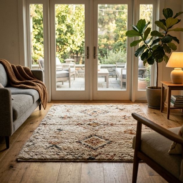 Accent with Textured Rugs