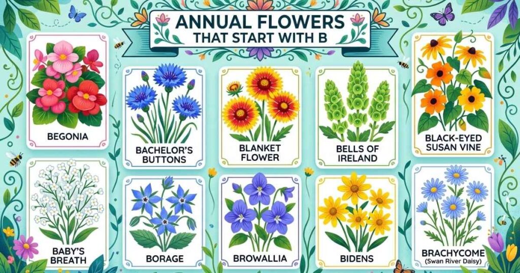 Annual Flowers That Start With B