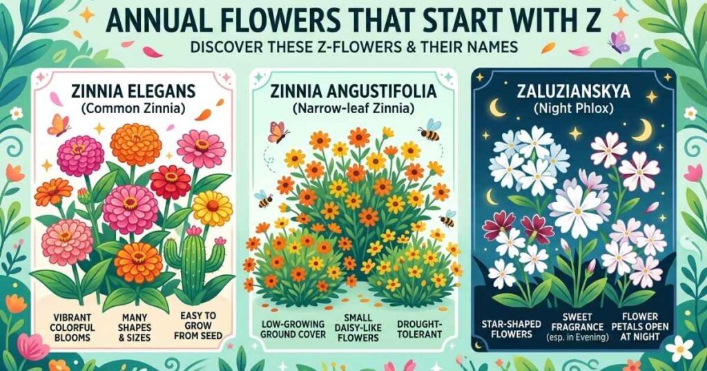 Annual Flowers That Start With Z
