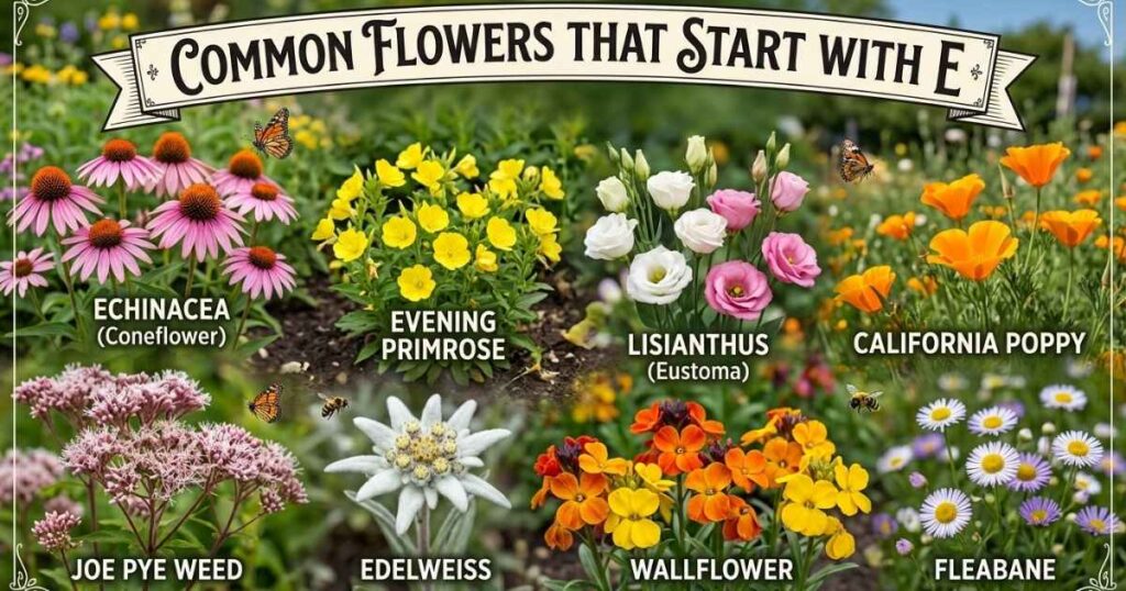 Common Flowers That Start With E