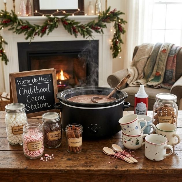 Cozy Hot Chocolate Corner