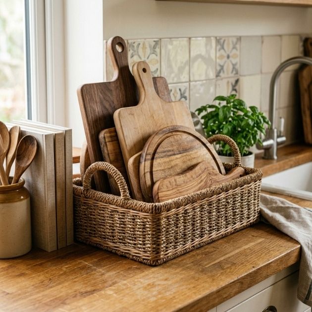 Cutting Board Basket