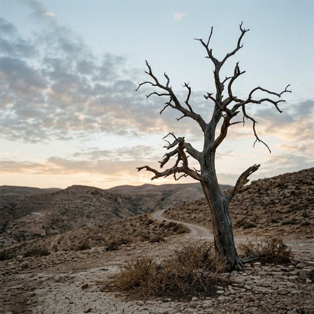 Dried Tree Display