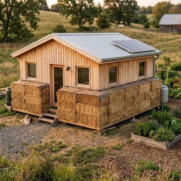 Eco-Friendly Hay Bales