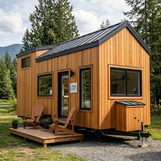 Elegant Cedar Panels