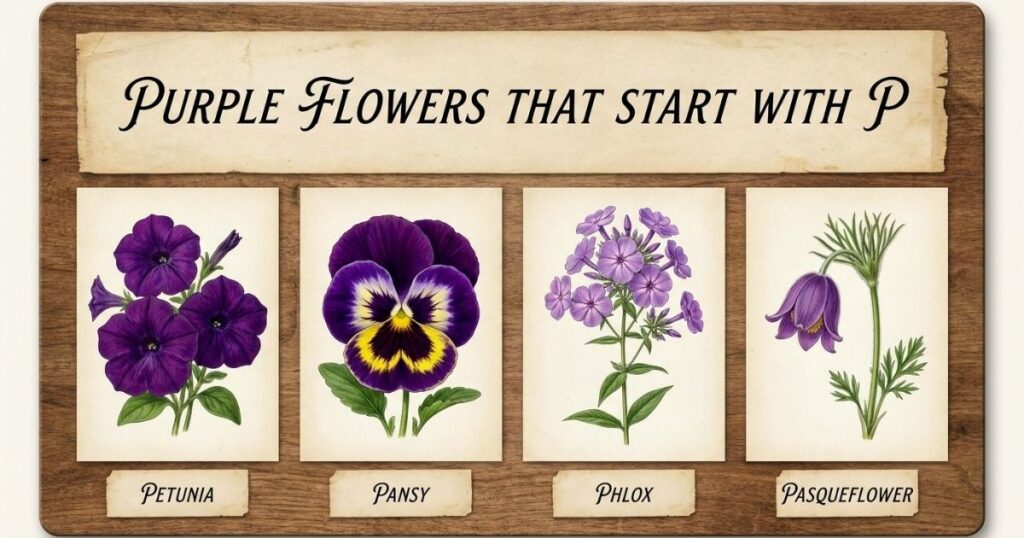 Purple Flowers That Start With P