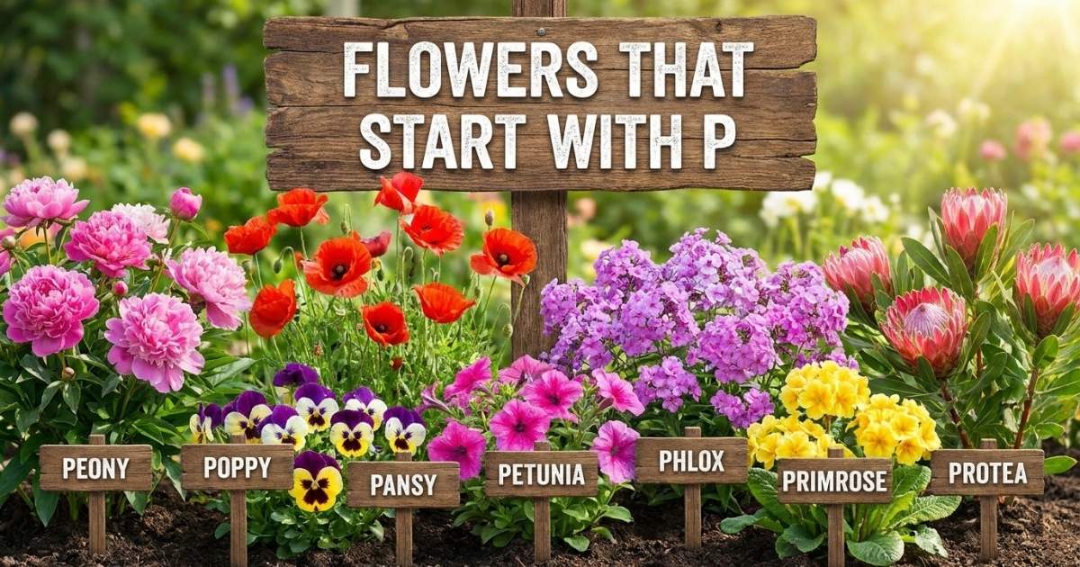 Flowers That Start With P
