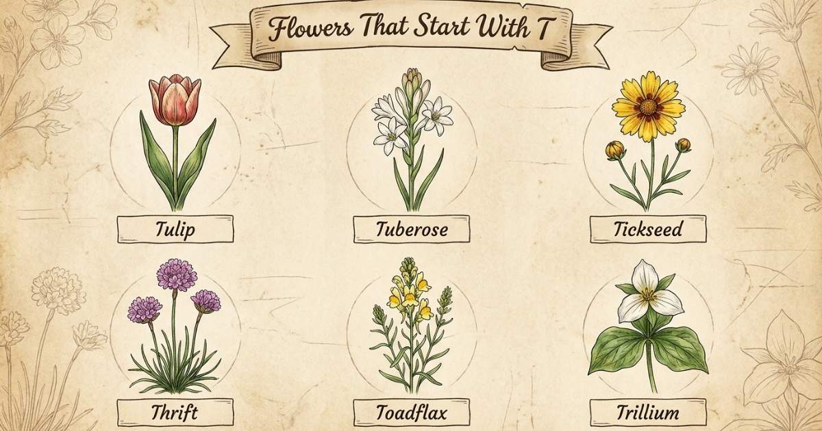 Flowers That Start With T