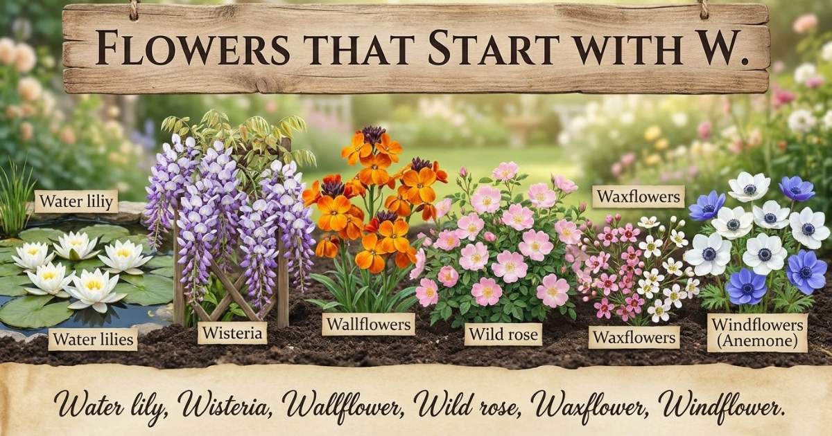Flowers That Start With W