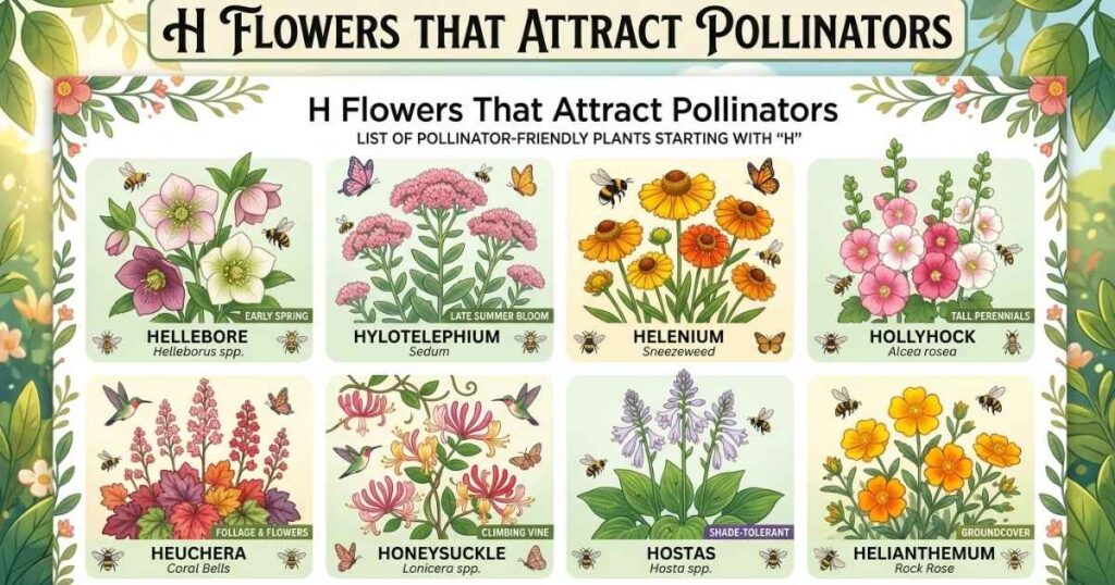 H Flowers That Attract Pollinators