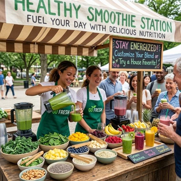 Healthy Smoothie and Juice Bar