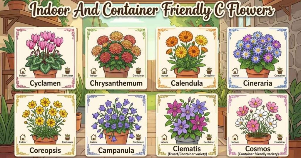 Indoor And Container Friendly C Flowers