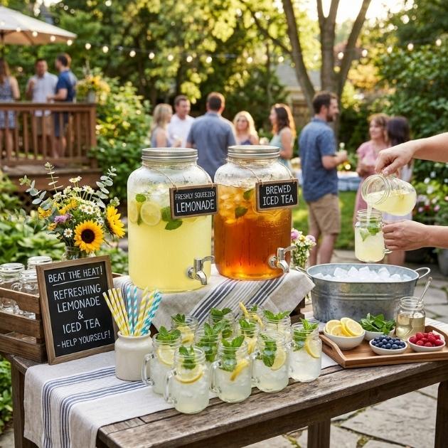 Lemonade and Iced Tea Oasis